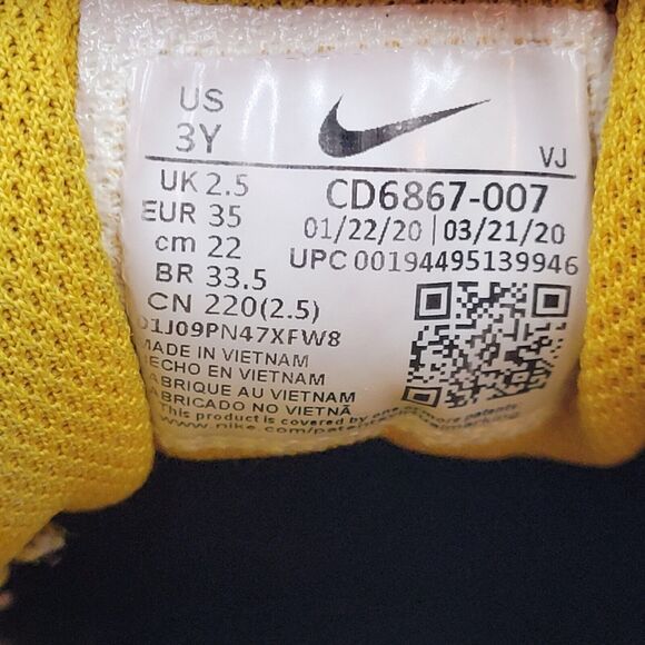 Nike Air Max 90 Leather GS Black Light Arctic Pink Sneakers CD6867 007 Size 3Y - Picture 10 of 10